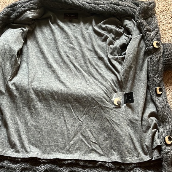Cole Haan Baby Alpaca Grey Sweater.Preowned - Picture 8 of 11